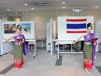 タイ・チェンマイ大学国際交流プログラムのスタッフが来学の様子