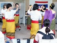 タイ・チェンマイ大学国際交流プログラムのスタッフが来学の様子