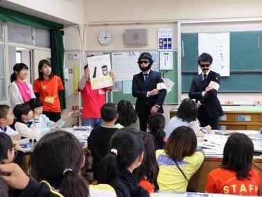 地域安全マップづくり教室の様子