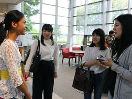 留学生歓迎会の様子