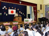 高倉台幼稚園入園式の様子