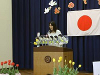 高倉台幼稚園入園式の様子