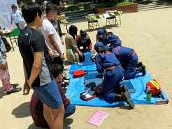 防災運動会の様子