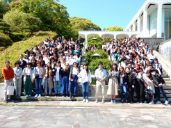 須磨離宮公園オリエンテーリングの様子