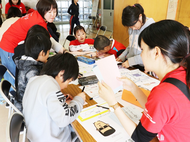 地域安全マップづくり教室の様子9