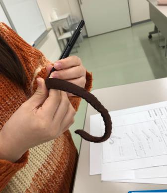 学生が制作した自助具2