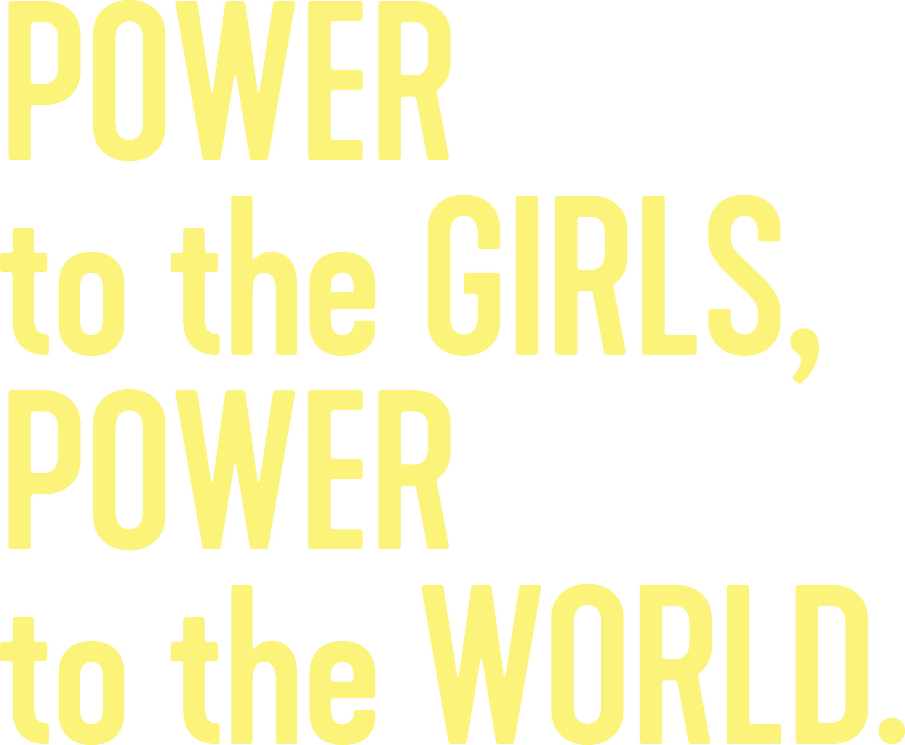 POWER to the GIRLS,POWER to the WORLD