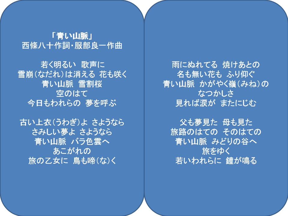 昔の歌 写真